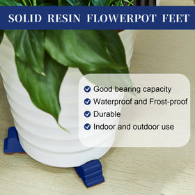 Kigeli 12-pack planter risers offer practical lift and decorative appeal.