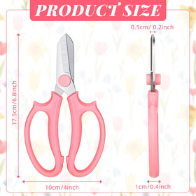 Kigeli floral shears with ergonomic handles for comfortable extended use