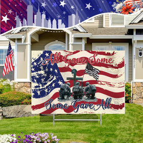 Kigeli large garden sign 63x41 cm captures attention in the yard.