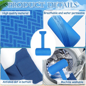Kigley blue sun lounger pillow with quick-dry fill beside pool