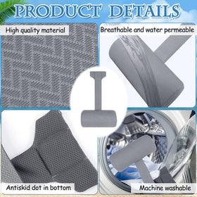 Kigley chaise lounge pillow with quick-drying, hydrophobic filling.