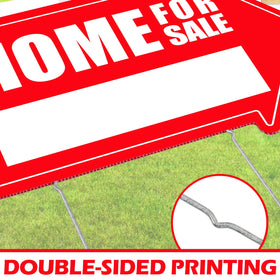 Kigley sign with blank surface for easy customization.