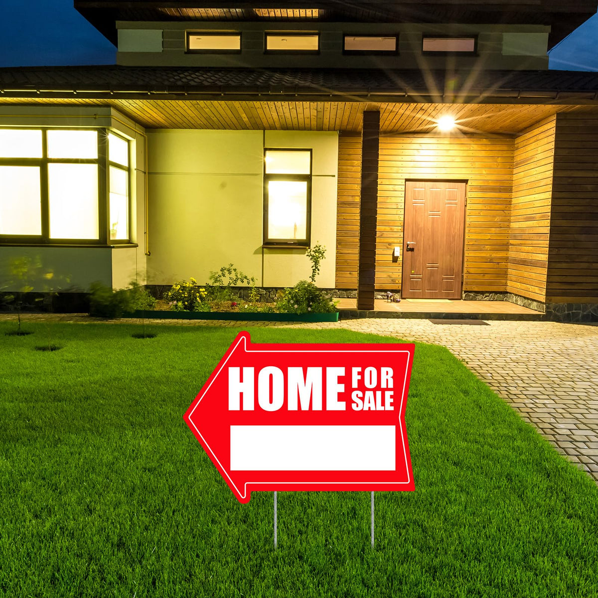 Kigley weatherproof plastic sign resists moisture and fading.