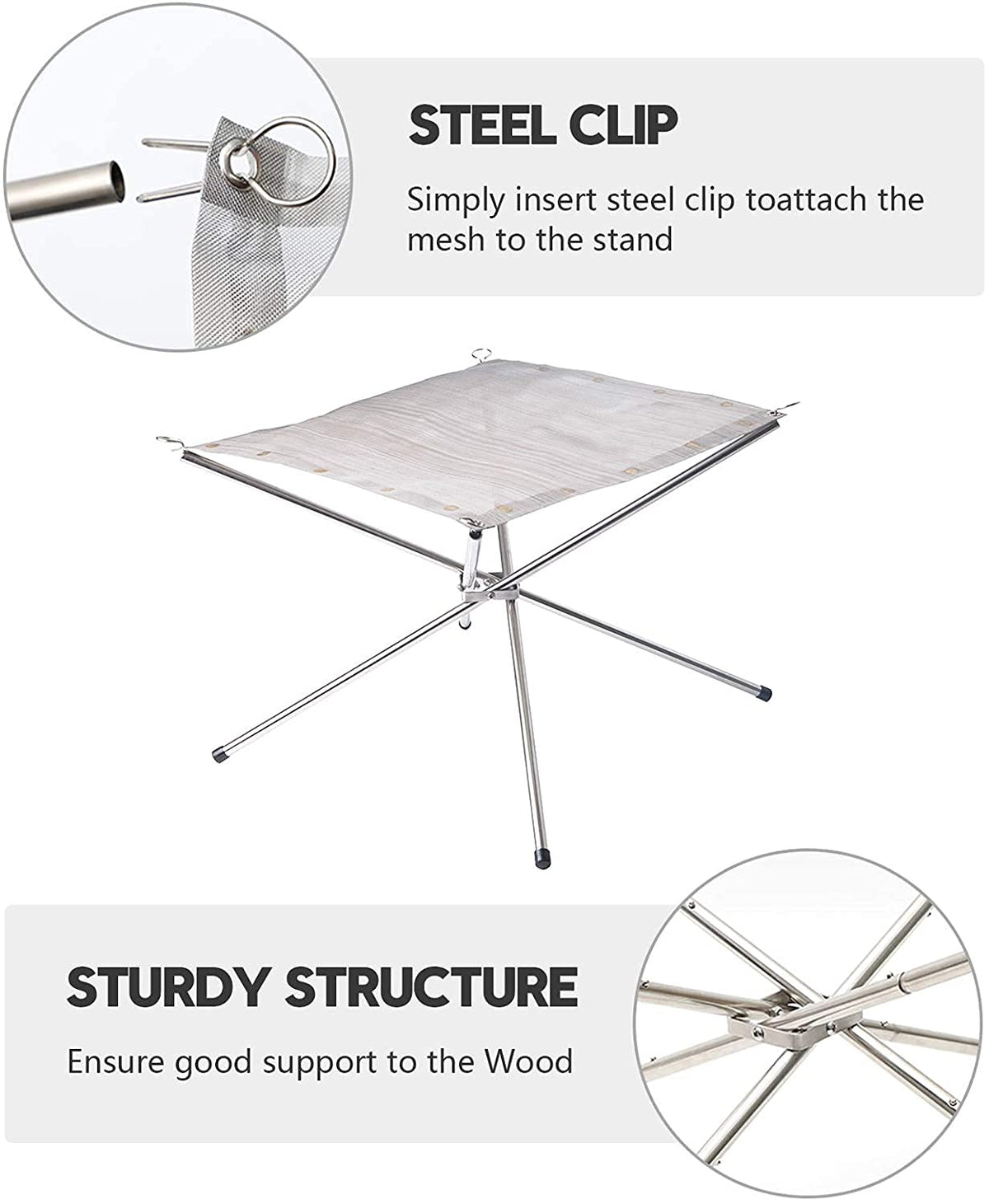 Kikerike fire pit quick assembly in under 60 seconds.