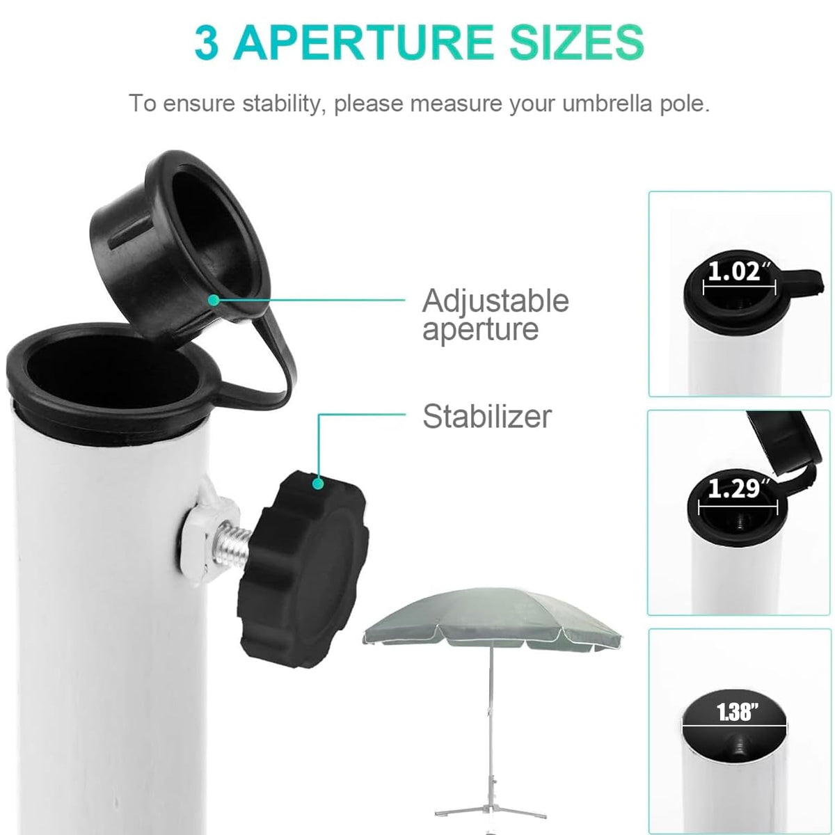 KiKiHeim rust-free tempered iron base ensures durable outdoor use.