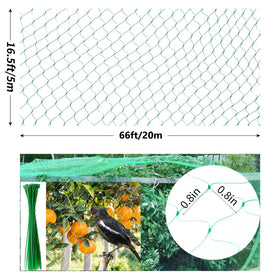 Kikhope netting installed on fruit trees to deter birds