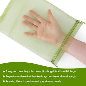 Kikhope 15.5x23.5 fruit protection bag covering big harvest