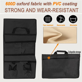 KIKIIKE folding wagon cloth bag with Velcro for simple installation and removal.