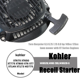 KIKITE pull cord and handle shown for quick replacement and durable pull.