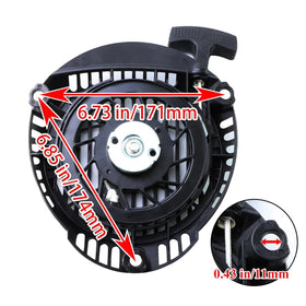 KIKITE package includes pull starter, cord, and handle for a ready replacement.