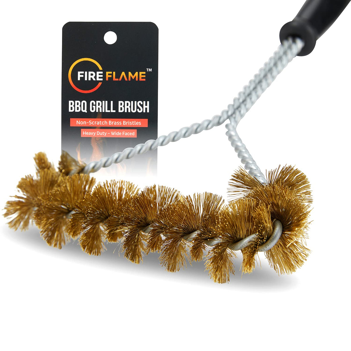 Kiknek Fireflame efficiently cleans grill surfaces with broad reach.