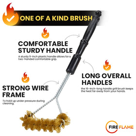 Kiknek Fireflame supports heavy-duty cleaning for baked-on grease on grills.