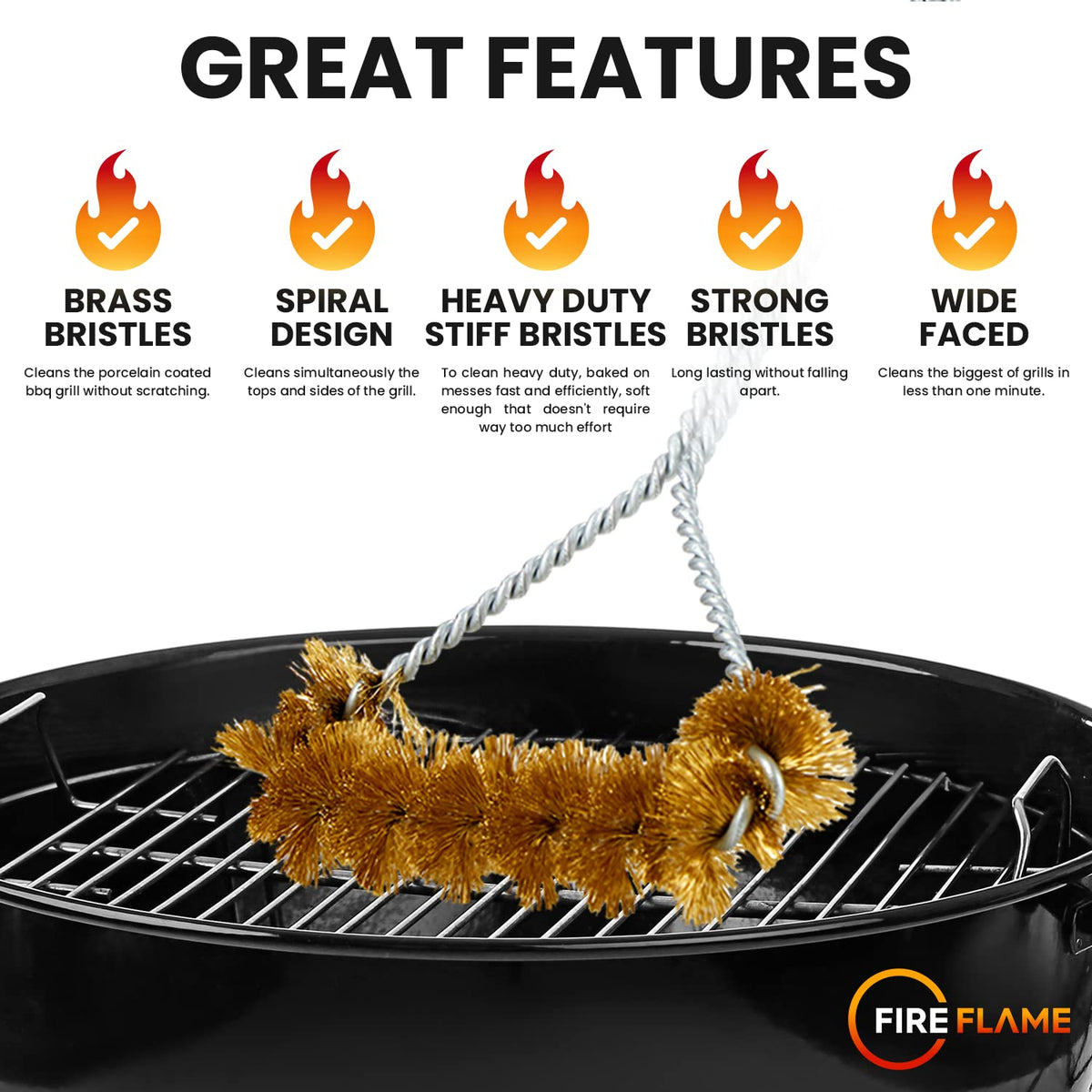 Kiknek Fireflame is proudly made in the USA for durable grilling tools.