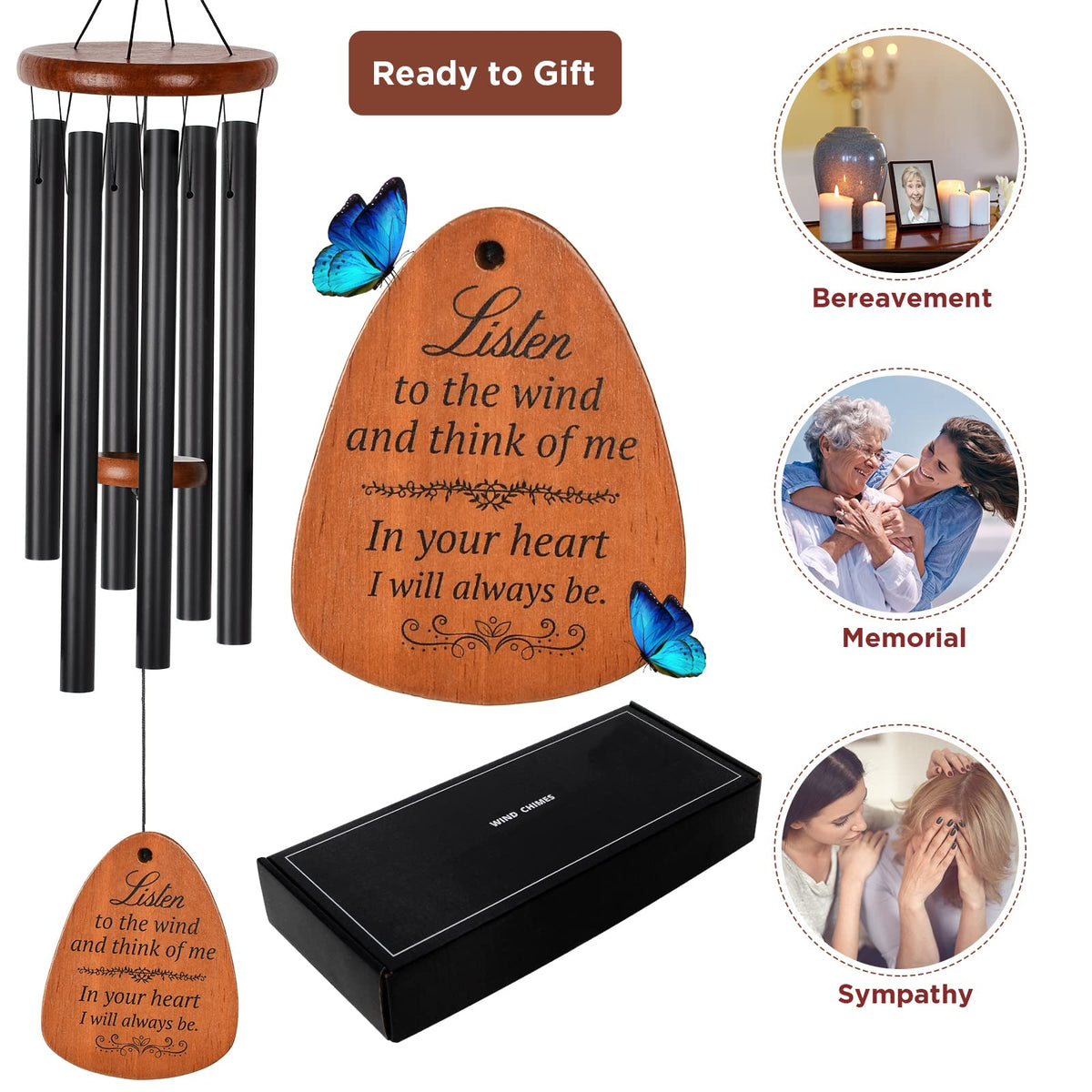 KIKUSUI condolence card included to save gift-wrapping and express sympathy