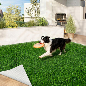 KILCLER artificial grass indoor-outdoor-turf-rug for patios and photoshoots.