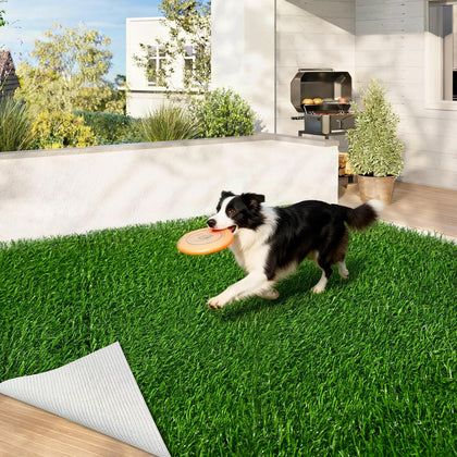 KILCLER artificial grass indoor-outdoor-turf-rug for patios and photoshoots.