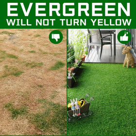 KILCLER artificial grass kid play area offers a safe, cushioned surface.
