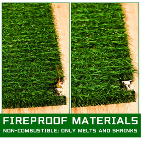 KILCLER artificial grass wedding backdrop provides lush greenery for photoshoots.
