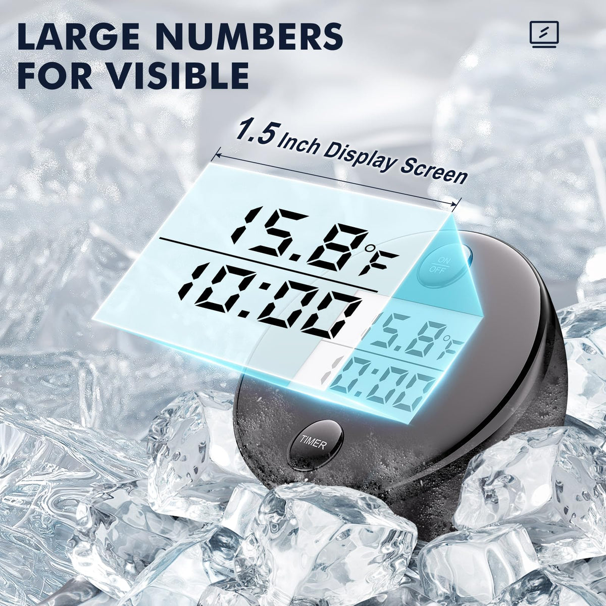 KILEEP instant readings in seconds help you adjust bath conditions.