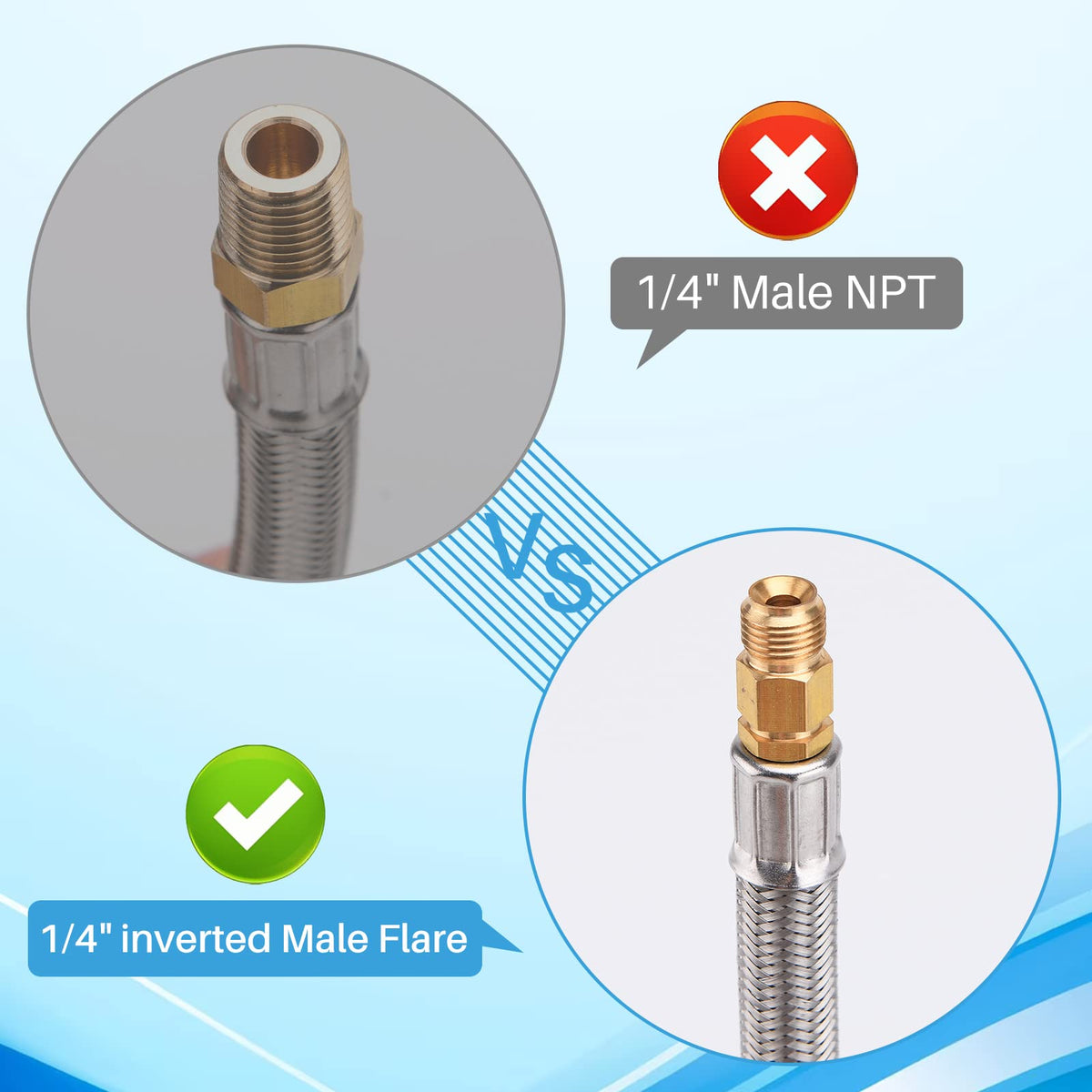 KILILIUN hose with gauge enables monitoring during connection
