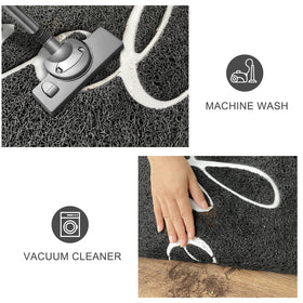 KILOCOCO easy-clean outdoor mat can be hose cleaned and air dried.