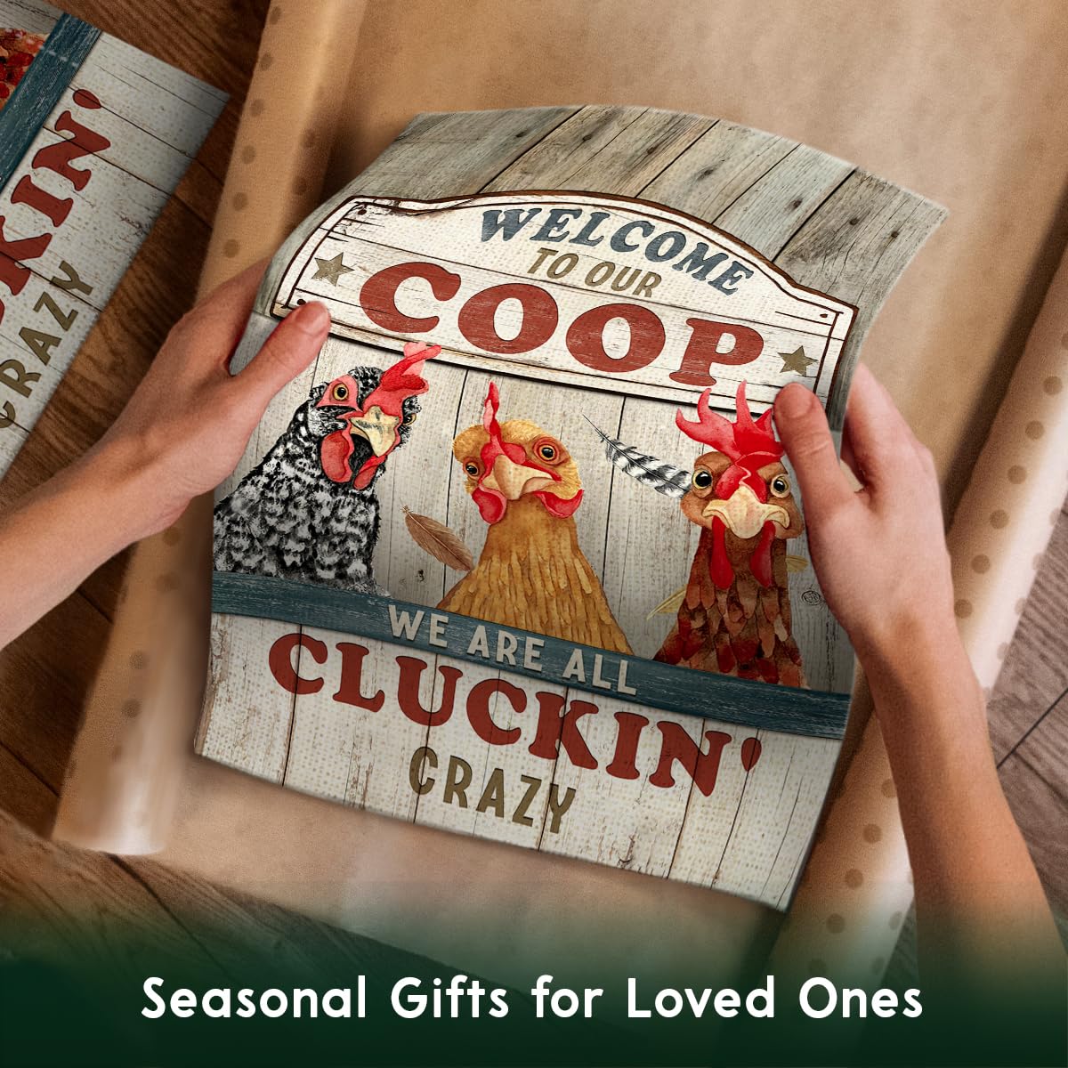Kilyhome chicken lover gift flag ideal for farmers and backyard coops