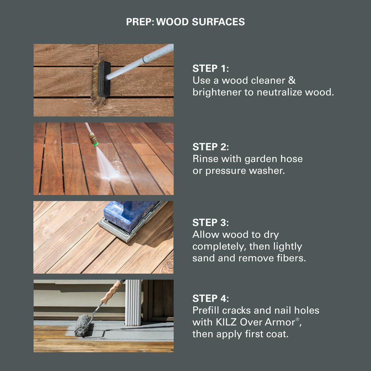 KILZ Over Armor two-coat application creates a lasting, even finish