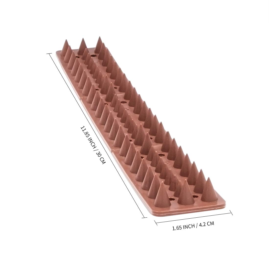 Kimann installation-friendly spikes easily fit fences with snap segments for quick setup.