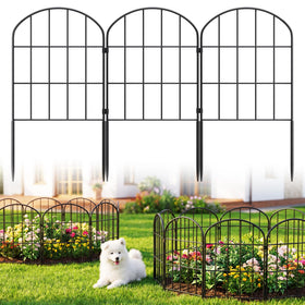 Kimazo decorative garden fence arch design enhances curb appeal and defines borders.