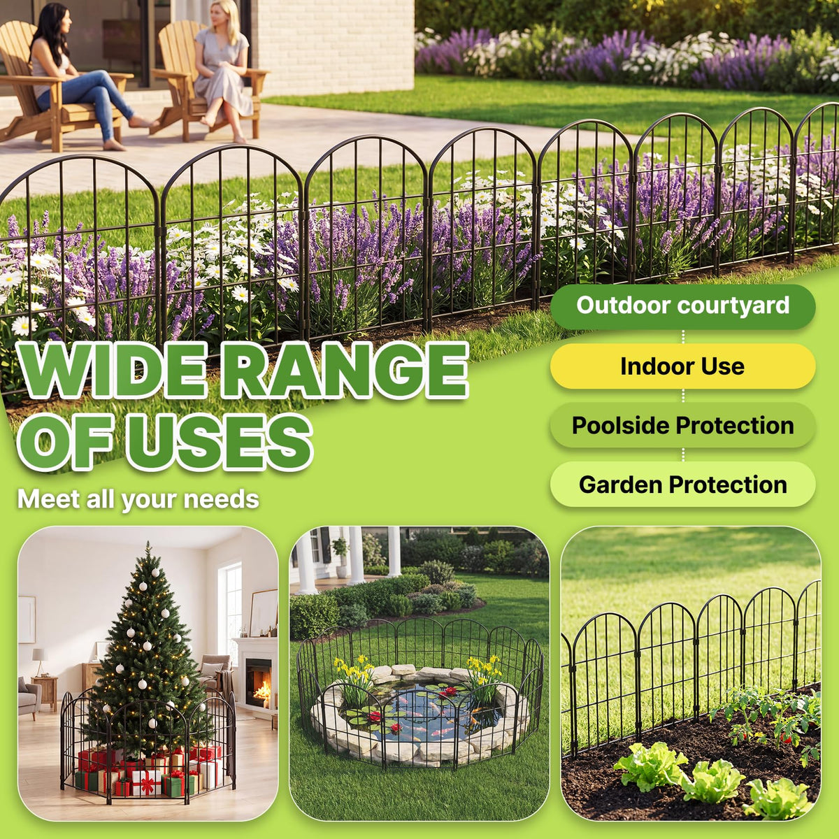 Kimazo outdoor yard border suitable for paths, lawns, and vegetable patches.