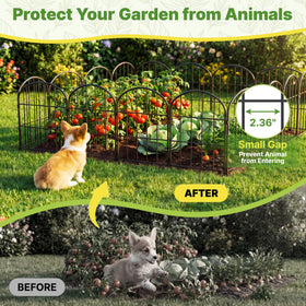 Kimazo small-animal barrier helps protect plants while allowing airflow.