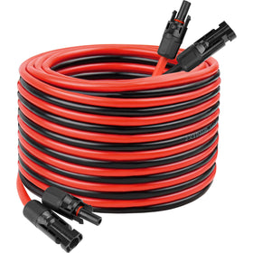 Kimbluth 10 AWG solar extension cable 100ft for outdoor PV setups with durable connections.