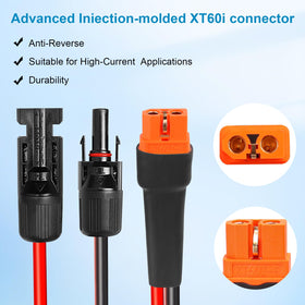 Kimbluth 10AWG tinned copper core delivers low resistance for high-current solar connections.