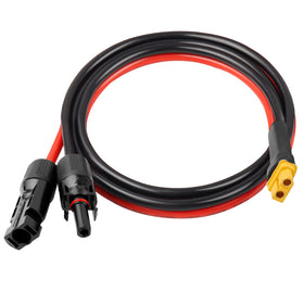 Kimbluth XT60 extension cable 2ft rugged design for reliable solar connections