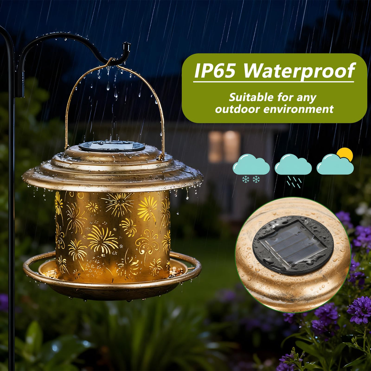 KIMERSE top-fill cap allows easy refilling of seeds.