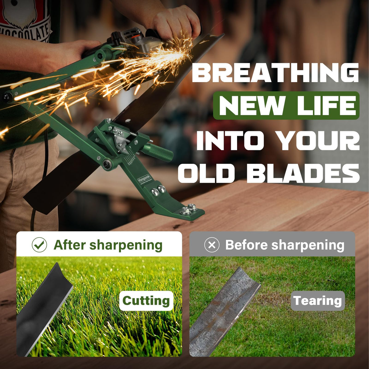 Kimgsoak blade balancer reducing vibration and protecting the engine.