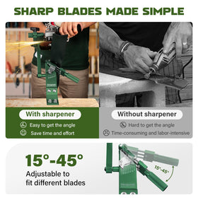 Kimgsoak sharpener setup demonstrating easy, quick installation.