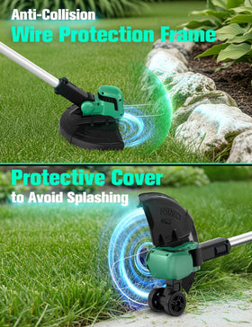 KIMO safety switch and ergonomic handle for safe use.