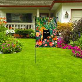 KIMPUDSEN Burlap outdoor flag durable fade resistant material for seasons
