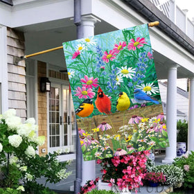 KIMPUDSEN spring garden flag ideal for decorating and gifting