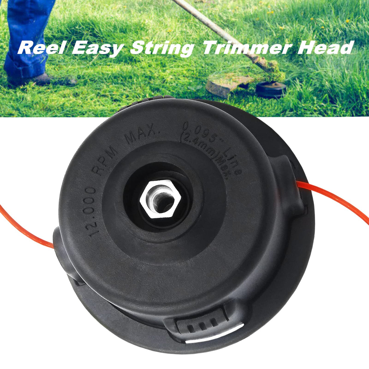 Kimsion Reel Easy spool reload cap demonstrates quick line replacement