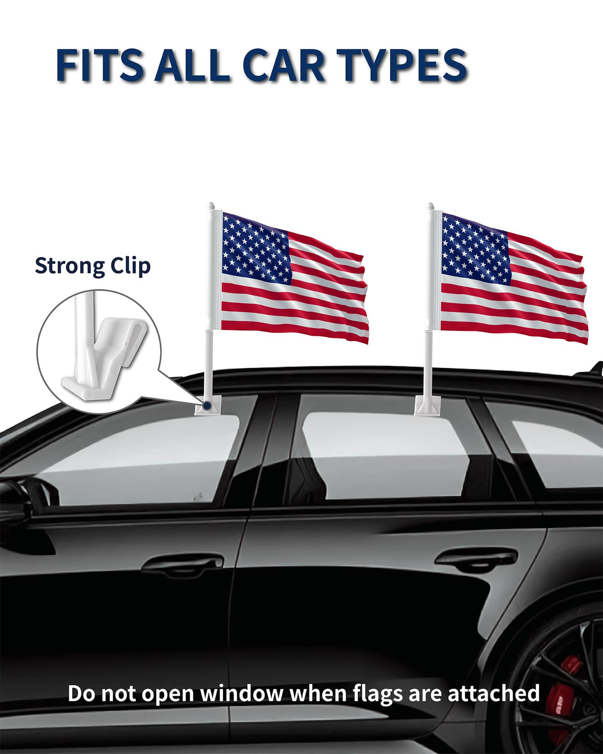 KimSouthD heavy-duty car flag 11x17 ideal for parades and road trips