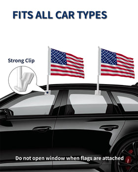 KimSouthD heavy-duty car flag 11x17 ideal for parades and road trips