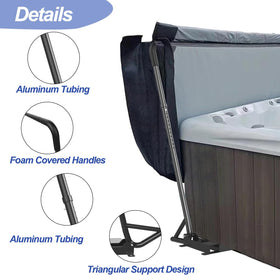 Kinchoix aluminum cradle arms keep lift light yet sturdy