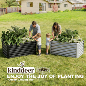 Kinddeer 3 year warranty reinforces confidence in choosing a metal garden bed