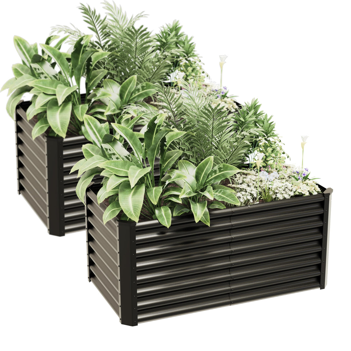Kinddeer raised garden bed assembly with included screwdriver and gloves