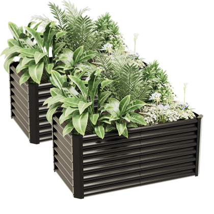 Kinddeer raised garden bed assembly with included screwdriver and gloves