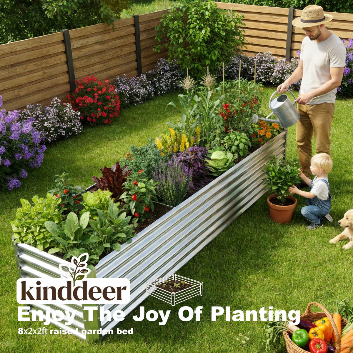 Kinddeer easy assembly with included tools speeds setup.