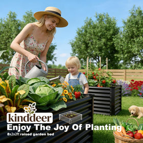 Kinddeer open base design promotes drainage and healthy root growth in containers.