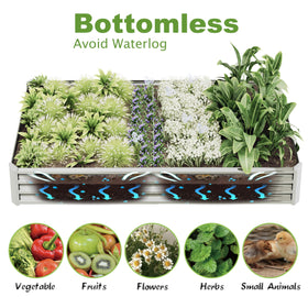 Kinddeer two-pack garden bed with 3-year warranty for long-term use.